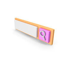 Search Icon Rectangle Bar Yellow Purple PNG & PSD Images