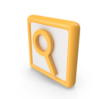 Search Icon Rectangle Yellow PNG & PSD Images