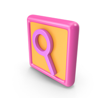 Search Icon Rectangle Colorfull PNG & PSD Images