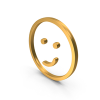 Gold Expression Icon PNG & PSD Images