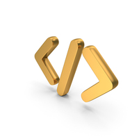 Gold Code Icon PNG & PSD Images