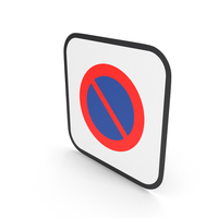 Spanish Sign Limited Parking Area PNG & PSD Images
