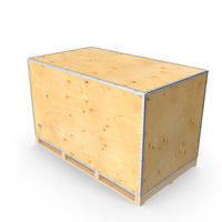 Export Shipment Wooden Container 84x48 Inches PNG & PSD Images