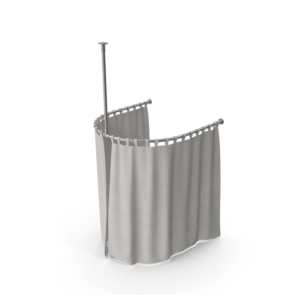 Fitting Room Curtain Closed White PNG & PSD Images