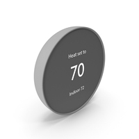 Google Nest Thermostat White PNG & PSD Images