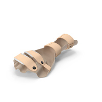 Hand Splint with Fingers Beige PNG & PSD Images