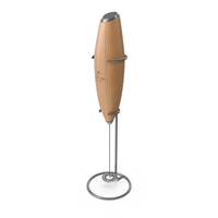 Milk Frother Zulay Wooden With Holder PNG & PSD Images