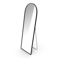 Modern Floor Mirror Black PNG & PSD Images