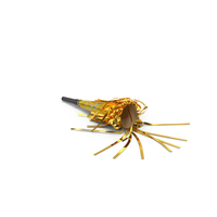 New Year Party Horn Lying Golden PNG & PSD Images