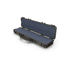 Open Waterproof Rifle Hard Case Black PNG & PSD Images