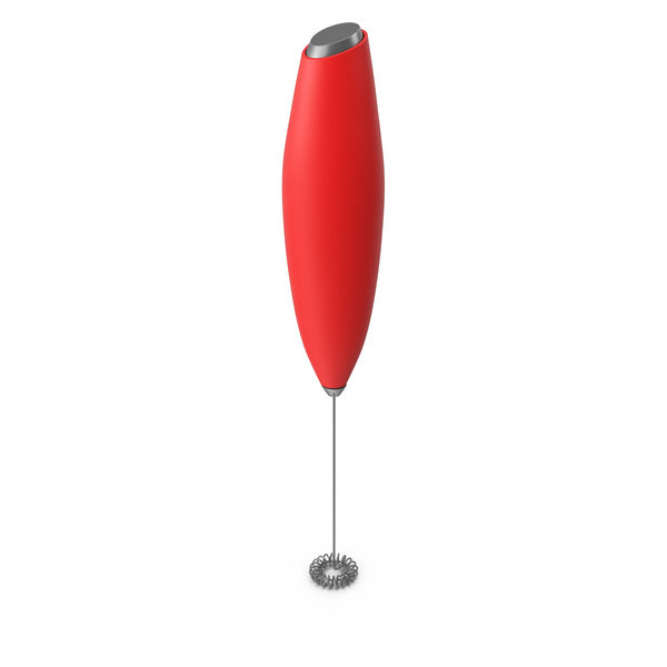 Red Milk Frother With Holder PNG & PSD Images