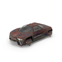 Visionary Hover Car Rusty PNG & PSD Images