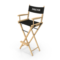 Tall Director Chair PNG & PSD Images