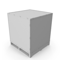 Wooden Crate For Export Shipment 40x40 Inches PNG & PSD Images
