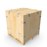 Wooden Packaging Box Uline PNG & PSD Images