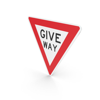 Australian Sign Give Way PNG & PSD Images