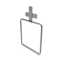 Square Towel Ring Amantea Stainless Steel PNG & PSD Images