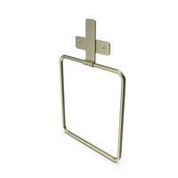 Square Towel Ring Amantea Stainless Steel - Taupe PNG & PSD Images