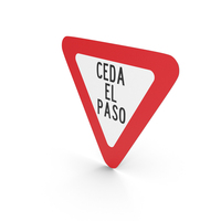Colombian Sign Yield PNG & PSD Images