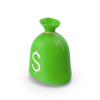 Cartoony Money Bag PNG & PSD Images