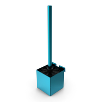 Toilet Brush Silver - Blue PNG & PSD Images