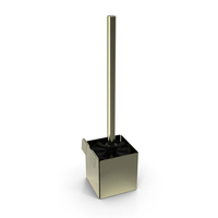 Toilet Brush Amantea Silver - Taupe PNG & PSD Images