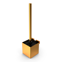 Toilet Brush Silver - Golden PNG & PSD Images