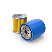 Blue Oil Filters PNG & PSD Images