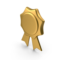 Rosette Icon Gold PNG & PSD Images