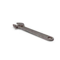 Adjustable Wrench Rustey PNG & PSD Images