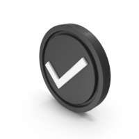 Black And White Check Symbol PNG & PSD Images