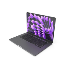 Apple Laptop MacBook Air 15 Space Gray PNG & PSD Images
