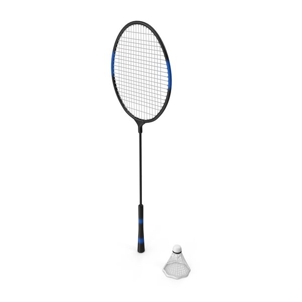 Badminton Racquet and Shuttlecock PNG & PSD Images