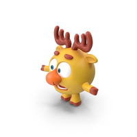 BalloonToons Dokko Character Scared Pose PNG & PSD Images