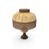 Aged Dusty Vintage Lamp Switched On PNG & PSD Images
