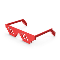 Red Meme Glasses PNG & PSD Images