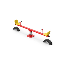 Red Playground See Saw PNG & PSD Images