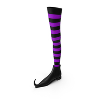 Witch Boot With Stocking PNG & PSD Images