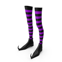 Witch Boots With Stockings PNG & PSD Images