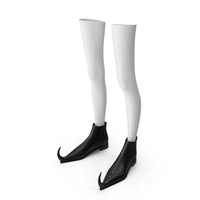 Witch Boots with Stockings PNG & PSD Images