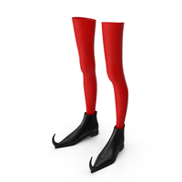 Witch Boots With Stockings PNG & PSD Images