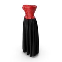Corset Leather With Skirt PNG & PSD Images