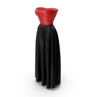 Corset Leather with Skirt PNG & PSD Images
