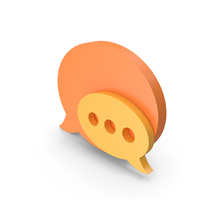 Talk Icon Yellow PNG & PSD Images