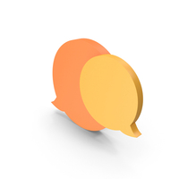 Talk Icon Yellow PNG & PSD Images
