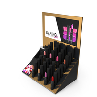 Lipstick Display Gold PNG & PSD Images
