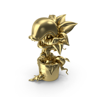 Gold Monster Plant PNG & PSD Images