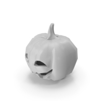 White Pumpkin Face PNG & PSD Images