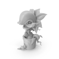 White Monster Plant PNG & PSD Images