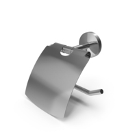Ormara Gloss Silver Effect Wall Mounted Toilet Roll Holder PNG & PSD Images